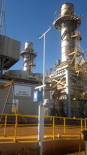 Weather Station for monitoring Gas Turbine performance in the Western Australia Pilbara Region